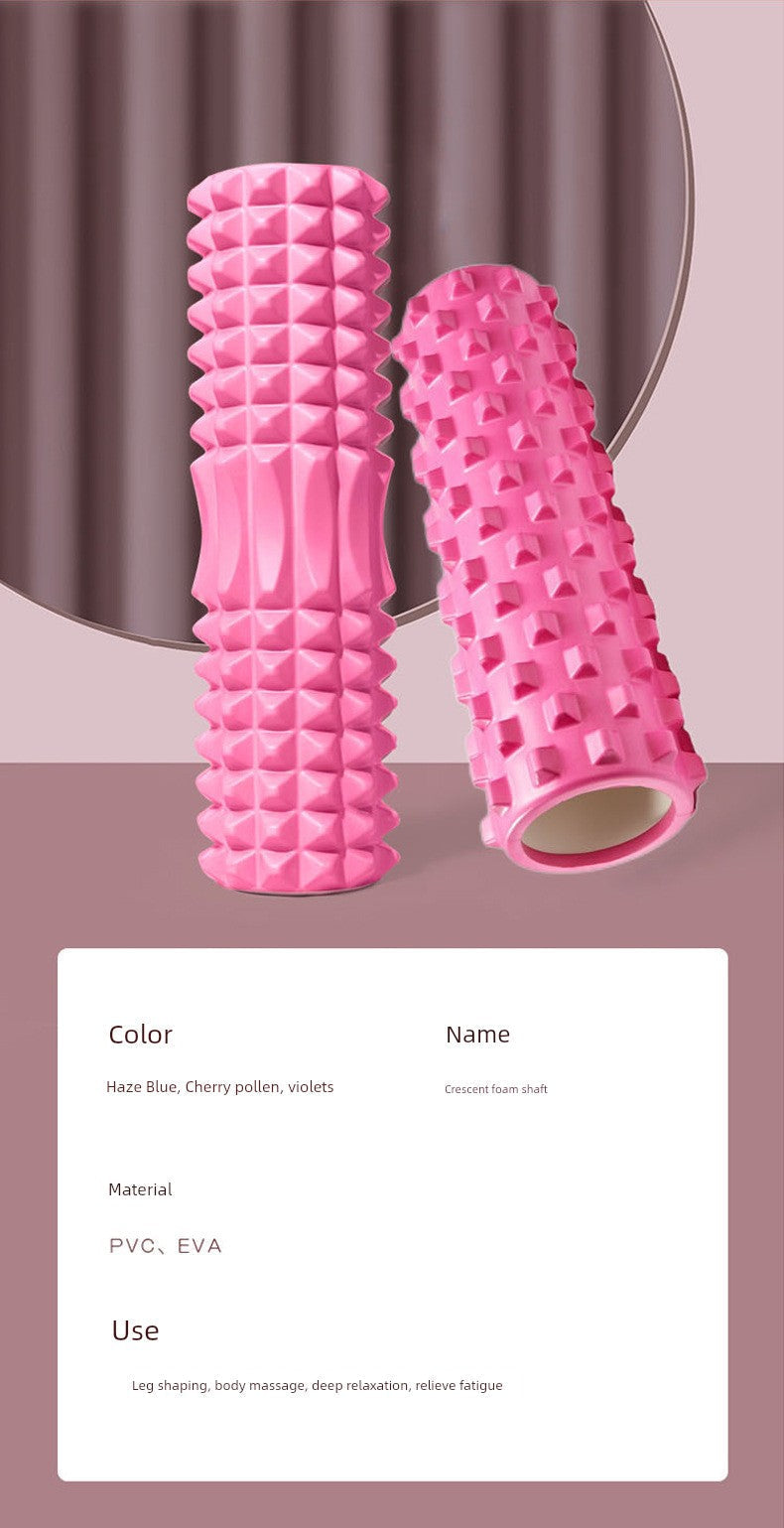 Foam Roller Roller Spiked Club Yoga Equipment Muscle Relaxation Roller Leg Slimmer Massage Shaft Foam Foam Roller