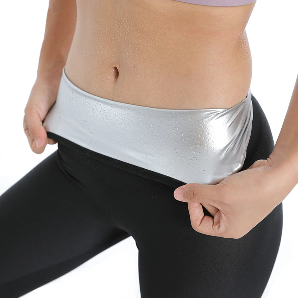 Sauna Sweat Suit Weight Loss Shapewear Shorts Pockets Waist Trainer Body Shaper Sweatsuit Exercise Fitness Gym for Women Girls