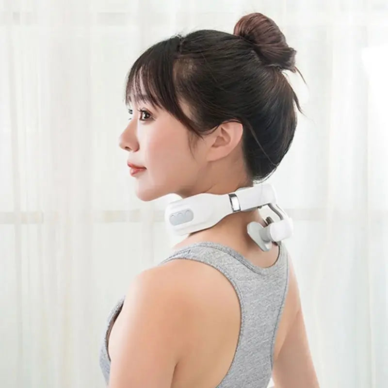 Premium 4-Head USB Neck Massager