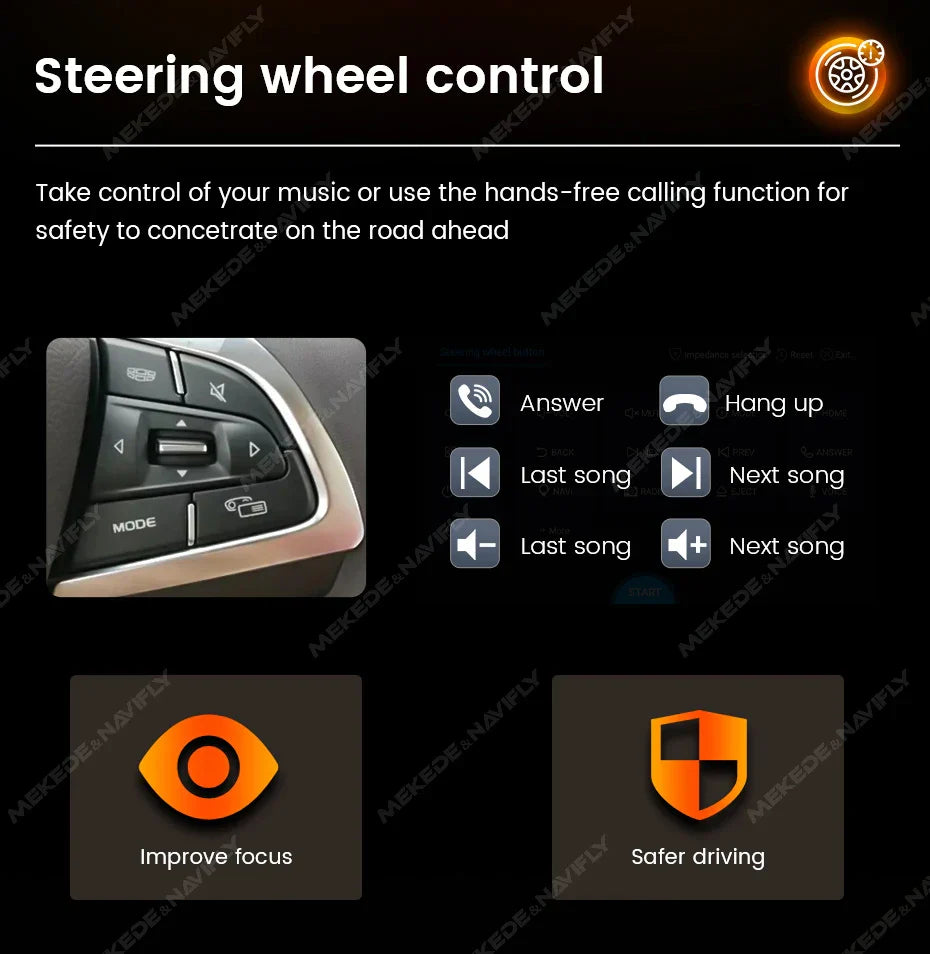 NaviFly 6.86'' 1Din Car Radio Multimedia Player MP5 FM Radio Wireless/Wired Carplay Android Auto Car Stereo 1 din 1280*480