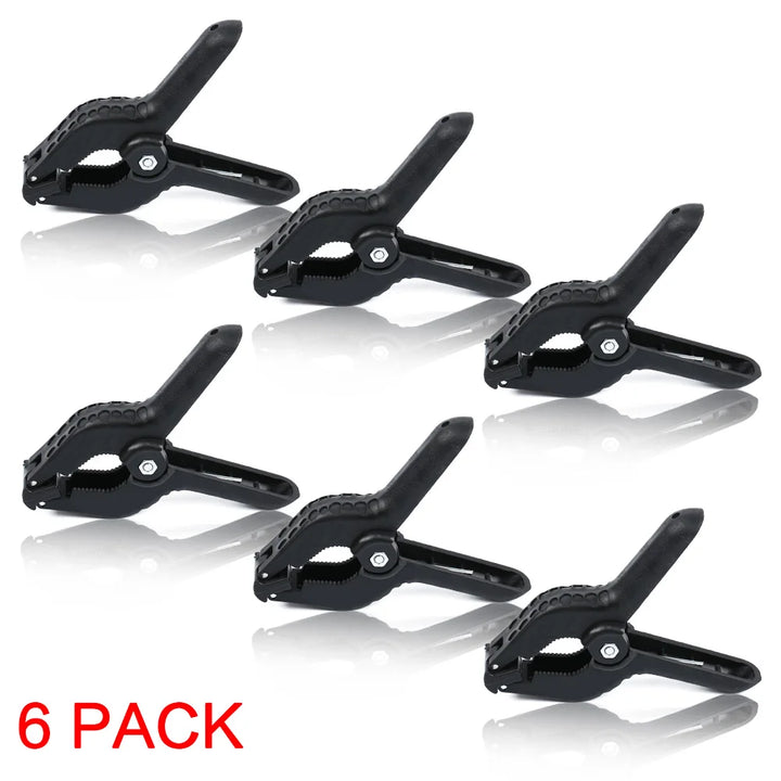 12Pcs Muslin Clamps Background Stand Clip Photography Heavy Duty 6CM Photo Booth Fixed Backdrop Muslin & Green Screen