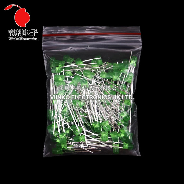 3MM 5MM Light Emitting Diodes Electronics Kit Box F3 F5 LED Diode Assorted Kit White Green Red Blue Yellow Orange