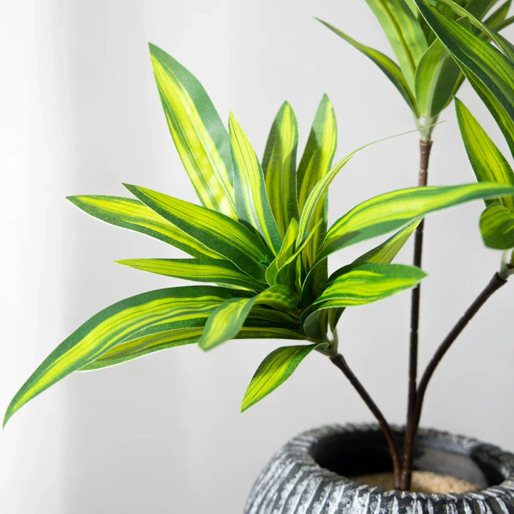 Artificial Palm Bamboo Branch Décor