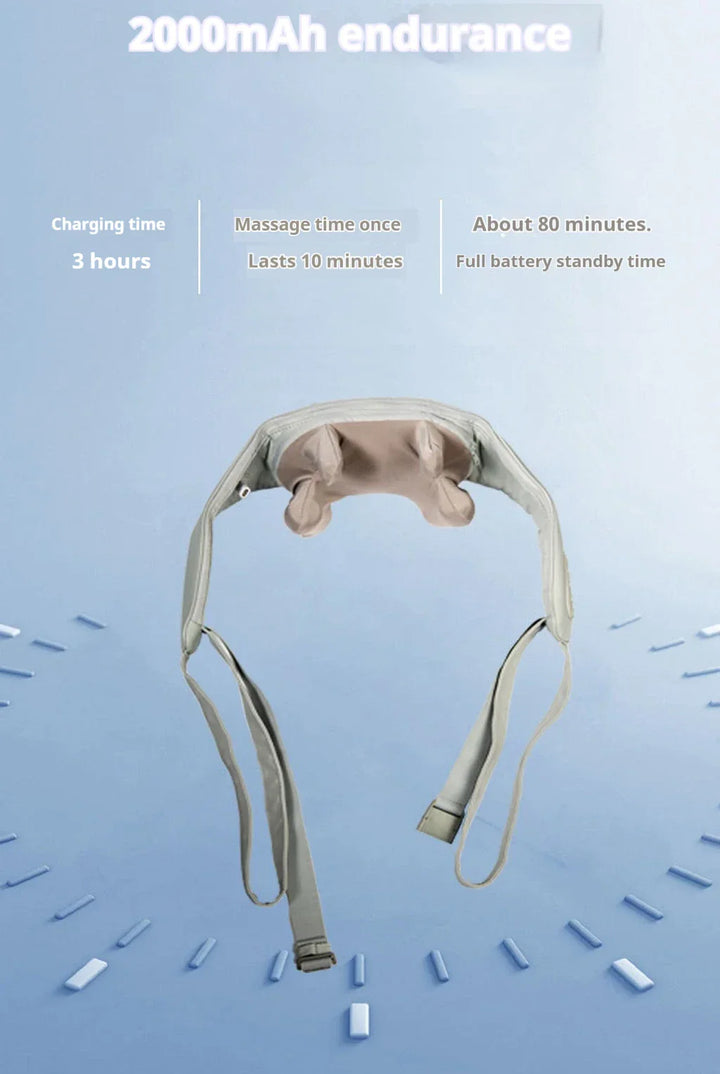Oyeal Comfortable home portable multifunctional long range cervical spine massager pulse massager intelligent shoulder neck neck