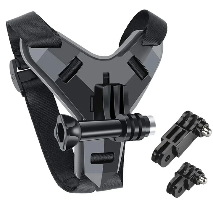 Helmet Strap Mount For Gopro Hero 11 10 9 8 7 6 5 4 3 Motorcycle Yi Action Sports Camera Mount Full Face Holder Accessories