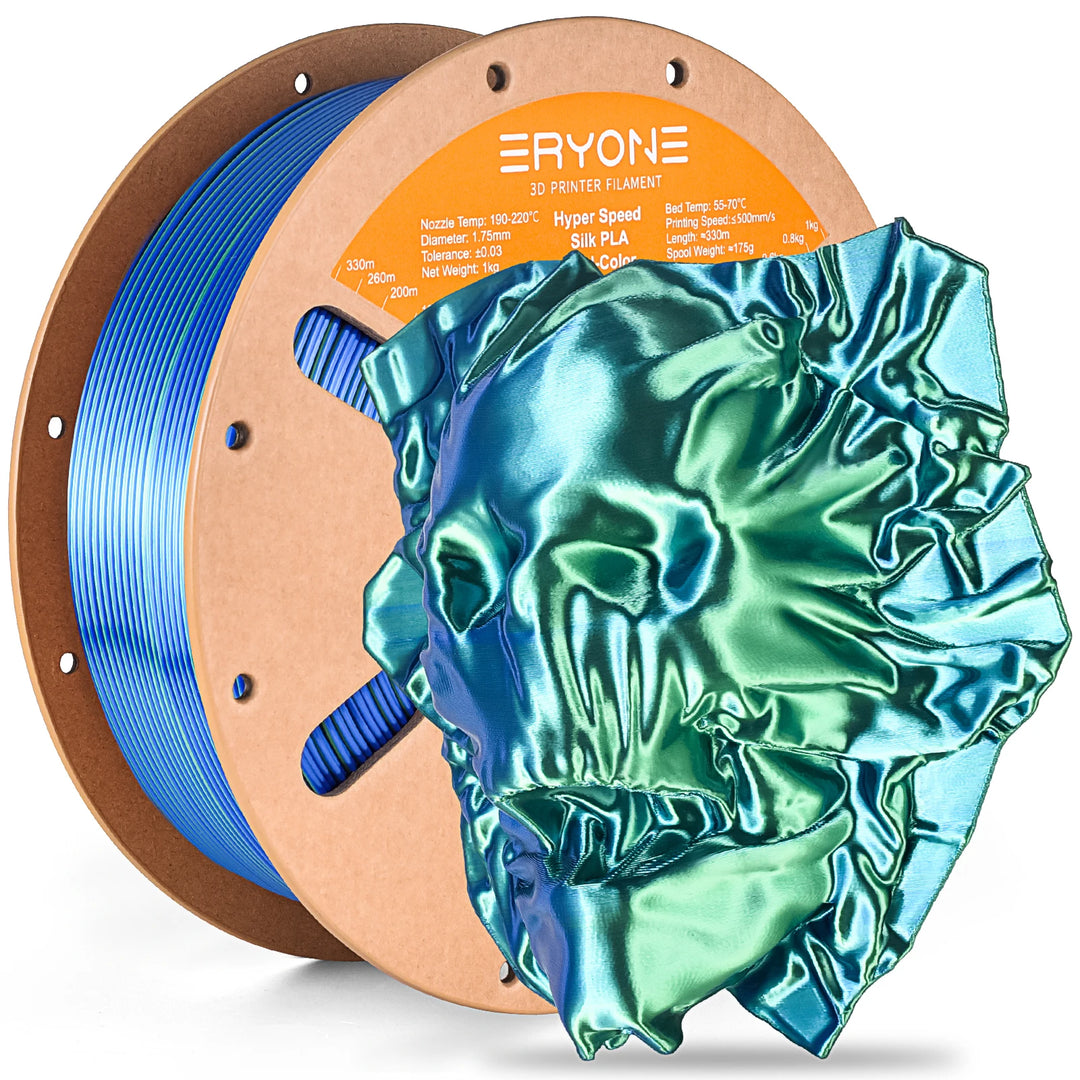 ERYONE New Arrival Hyper Speed Silk PLA Dual Color Filament High Quality 1KG 1.75mm Diamete Filament For 3D Printer Fast Ship