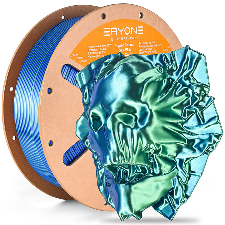 ERYONE New Arrival Hyper Speed Silk PLA Dual Color Filament High Quality 1KG 1.75mm Diamete Filament For 3D Printer Fast Ship