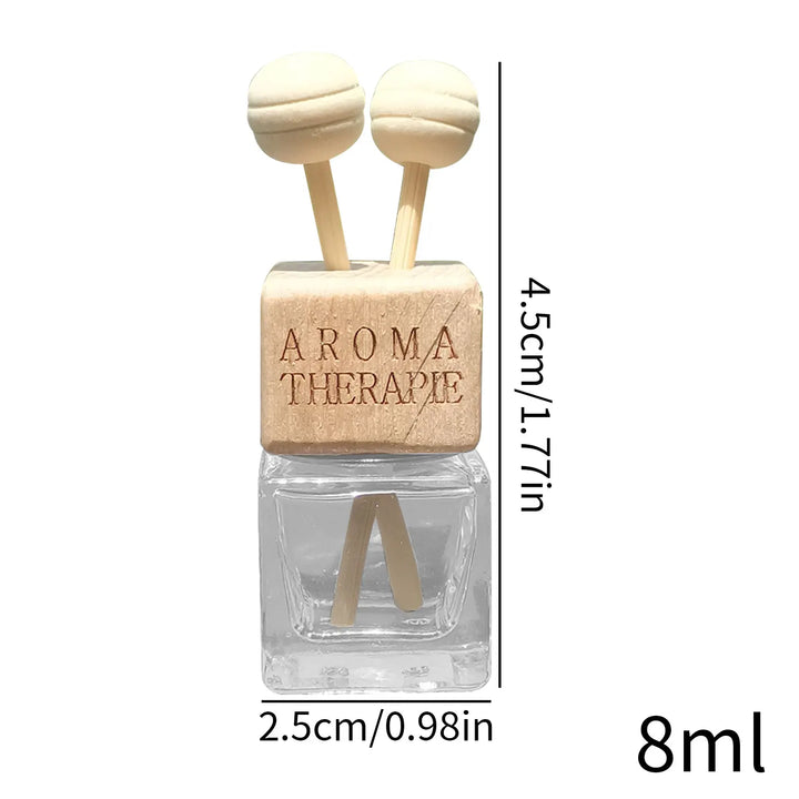 Empty Essential Oil Diffuser Bottle Empty Refillable Car Perfume Bottle Auto Perfume Diffuser Bottle Air Vent Clip Aromatherapy
