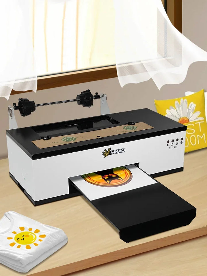 SIHAO A3 R1390/L1800 DTF Printer Oven All-in-One for T-Shirt Fabric Textile Clothing Printing DTF Transfer Film Printer Machine