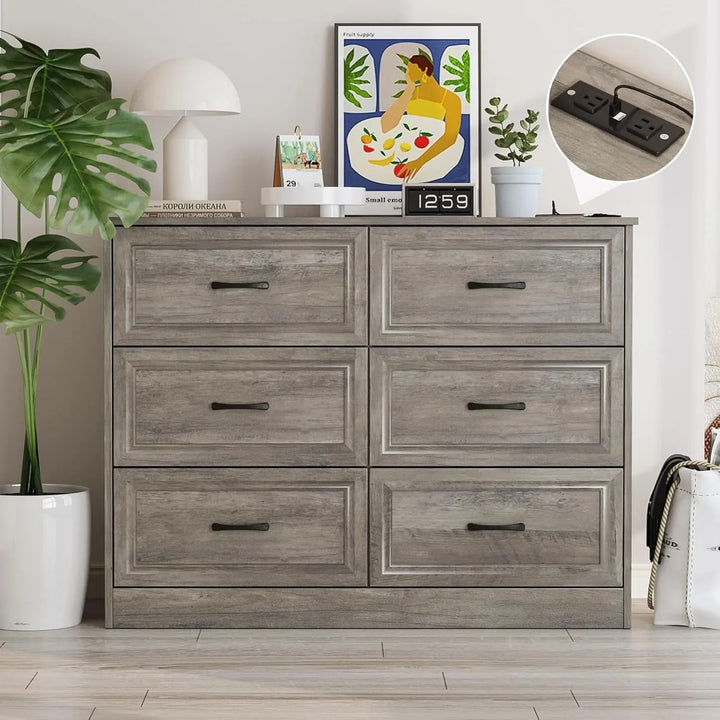 Dresser with Charging Station