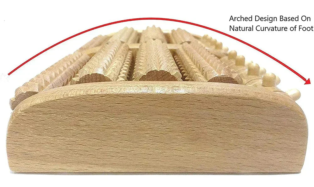 Premium Wooden Foot Roller Massage
