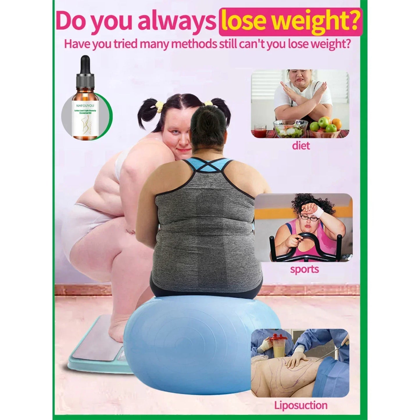 Natural Plant Essential Oils Extracted From The Body for Body Management Restoring and Maintaining Figure