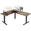 Electric L-Shaped Standing Desk