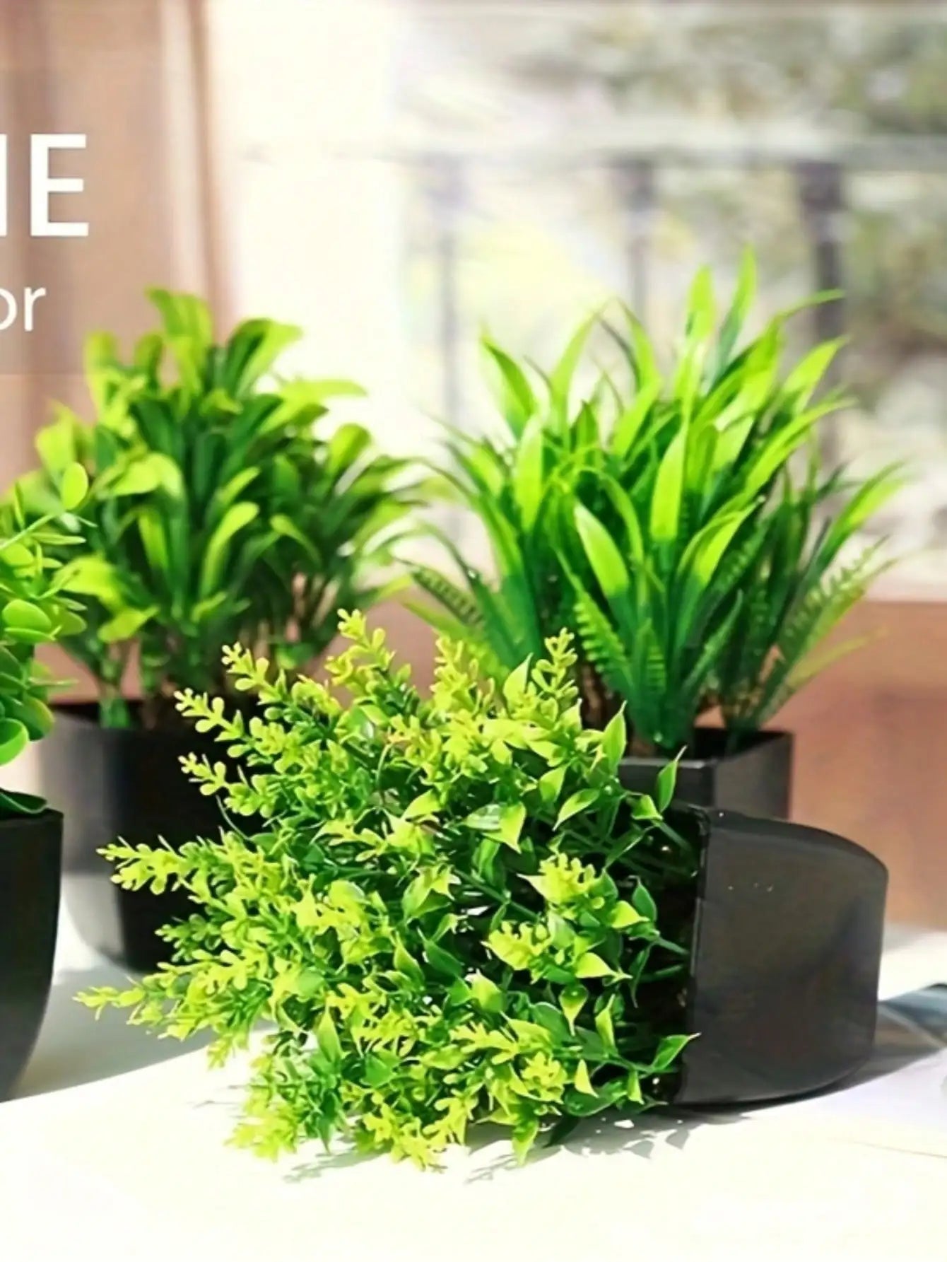 Mini Artificial Eucalyptus Plant Décor