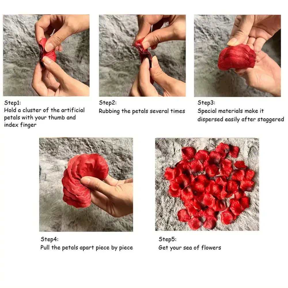 Bulk Artificial Rose Petals Decor