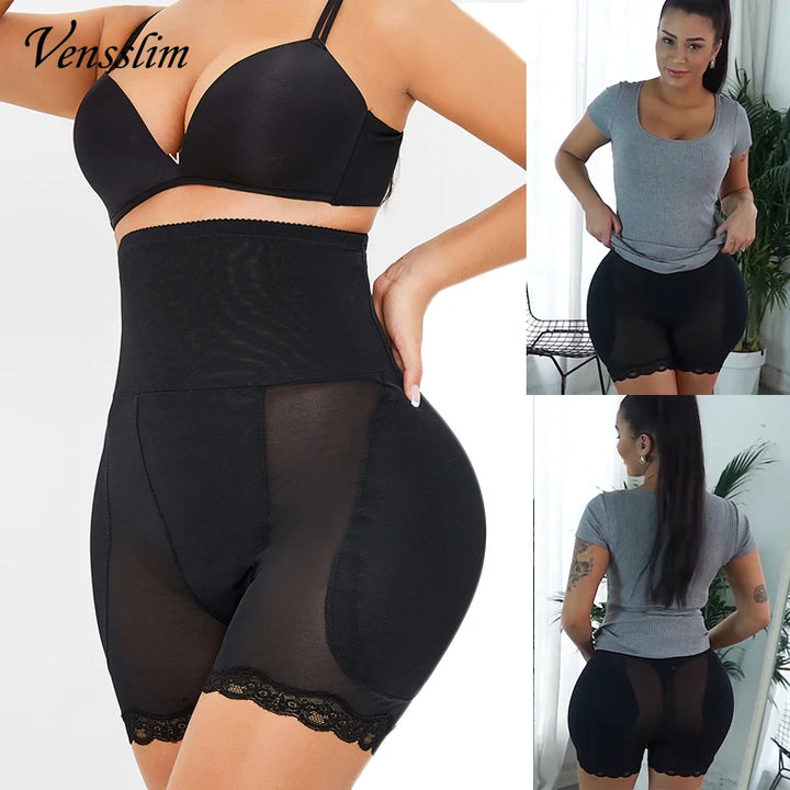 Women Butt Hip Enhancer Briefs Seamless Underwear Boyshorts Body Shaper Shapewear Big Padded Control Panties