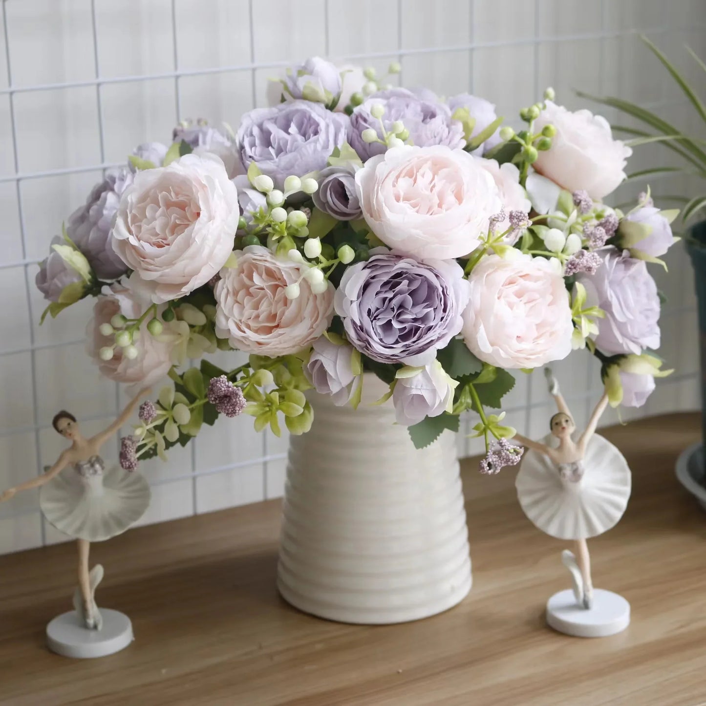 Artificial Peony Rose Bouquet