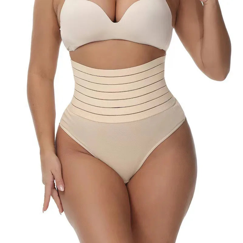 1pcs Women High Waist Shaping Brief Lady Thong Body Shaper Slimming Underwear Butt Lifter Control Pantie Sexy Shapewear Panty