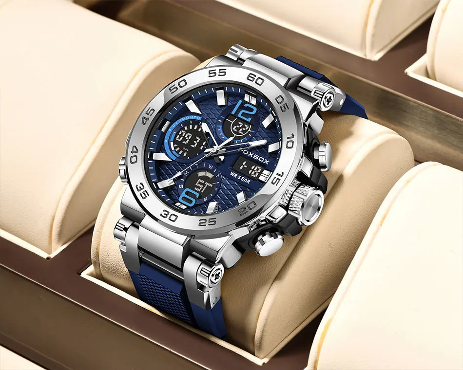 LIGE Luxury LED Display Men Wristwatches Fashion Luminous Sport Man Watch Waterproof Calendar Quartz Watch Mens Montres Hommes