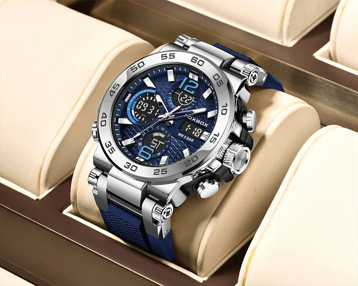 LIGE Luxury LED Display Men Wristwatches Fashion Luminous Sport Man Watch Waterproof Calendar Quartz Watch Mens Montres Hommes