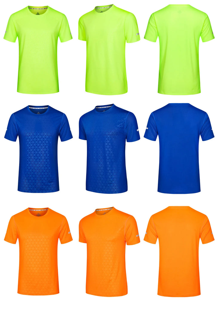 Gym Shirts Men Trainning Run Football Jerseys Workout Causal 3D Print Quick Drying Tee Compression Summer New Fashion  T Shirts