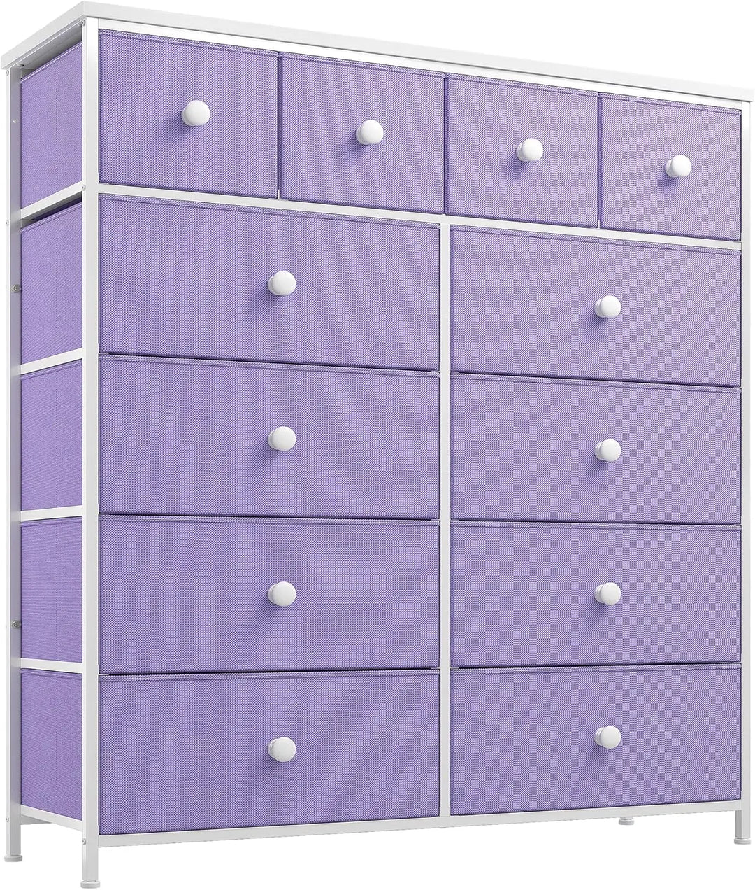 White Dresser with 12 Drawers