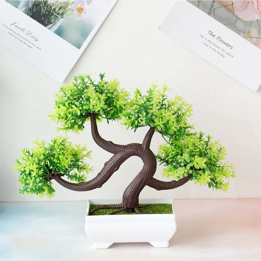 Artificial Potted Bonsai Tree Decor