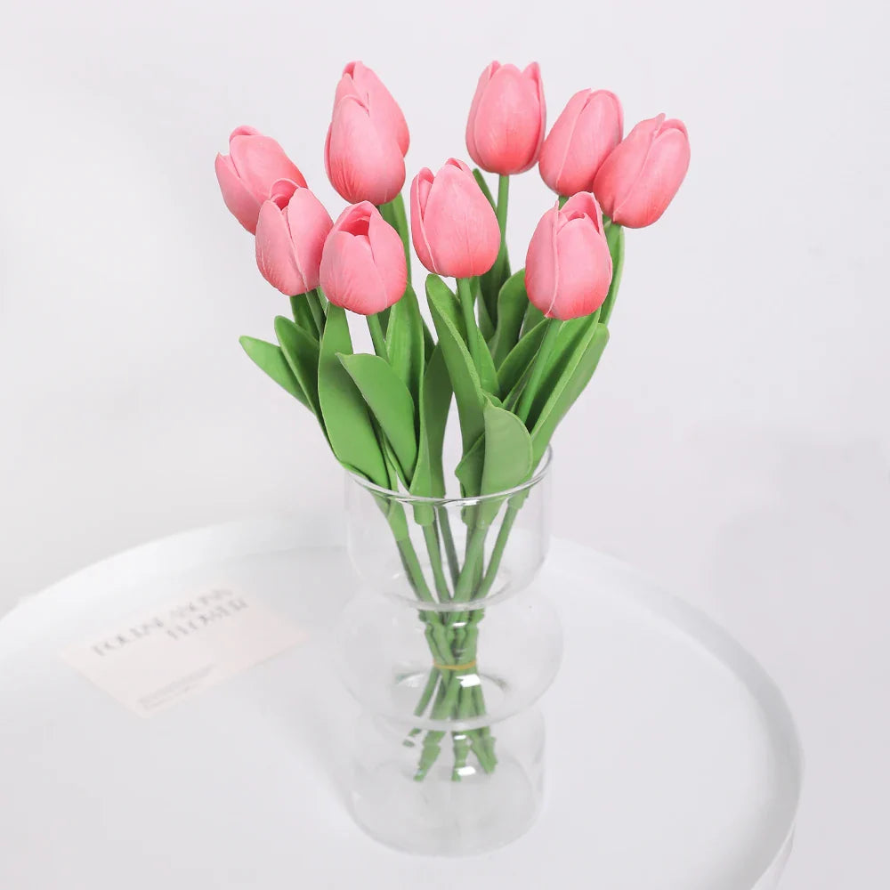 Artificial Tulip Bouquet PE Flowers