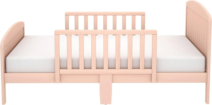 Solid Wood Toddler Bed with Rails
