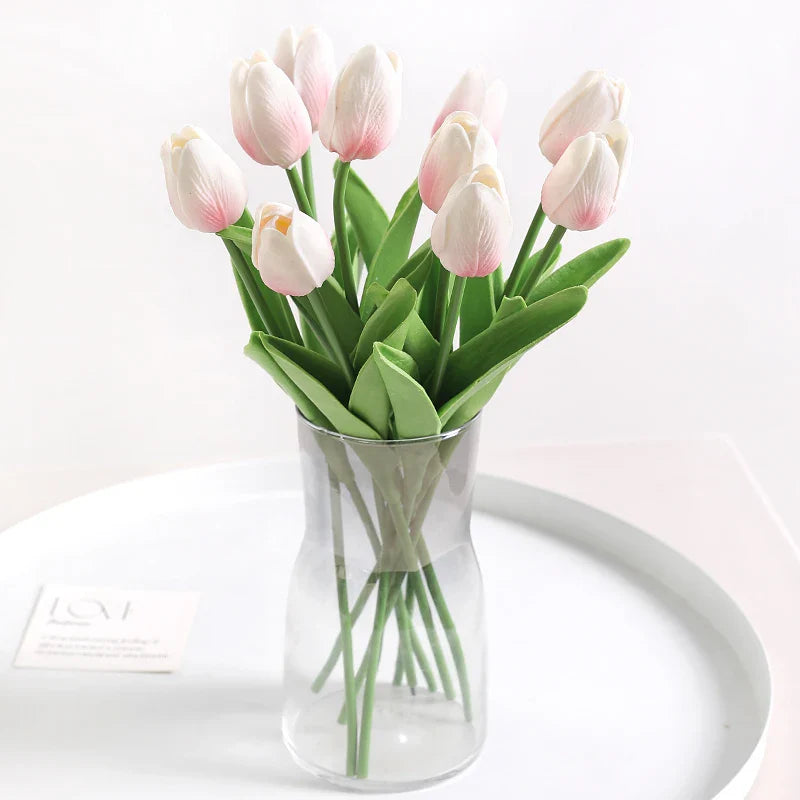 Artificial Tulip Bouquet PE Flowers