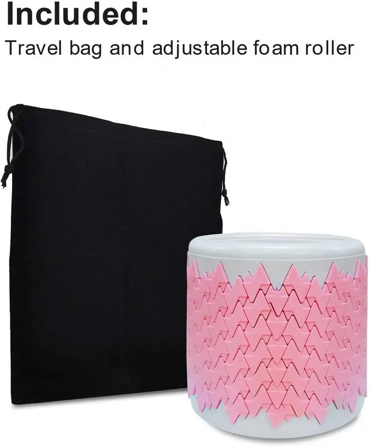 Retractable Yoga Foam Roller Massager Yoga Block Back Roller Fitness for Gym Home Muscle Therapy Pilates Exercise Equipment