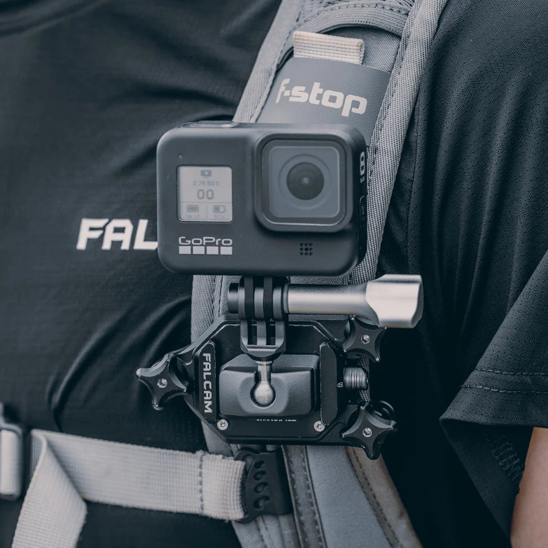 Ulanzi FALCAM F22 Quick Release Ballhead /Quick Release Clip for Gopro Action Camera Sports Camera Quick Mounting