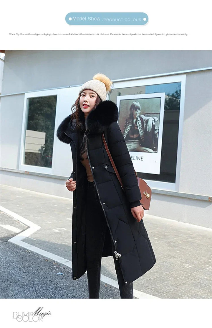 2024 New Autumn Winter Coat Women Thicken Warm Oversized Hoodies Casual Loose Korean Autumn Winter Fashion  Cotton Parkas Coat