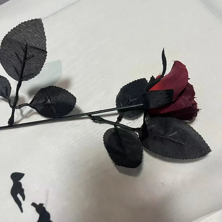 Artificial Black Rose Heads