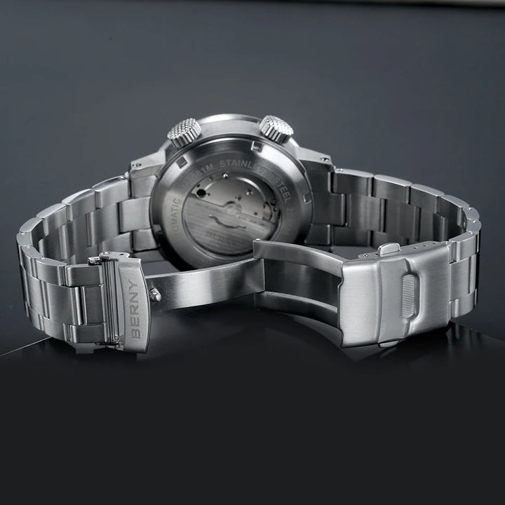 20Bar Diver Automatic Watch For Men Miyota 8205 Super Luminous Sapphire Swim Sport Mechanical Automatic Self Winding Wristwatch