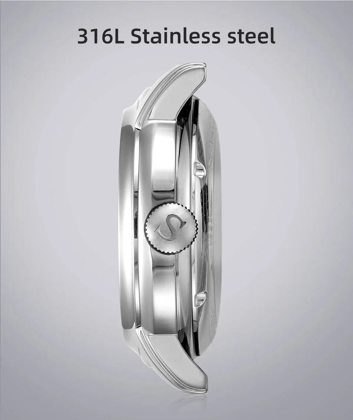SEAGULL Luxury Watch Business Waterproof Male Clock Date Stainless Steel Mechanical Watch Men Watch reloj hombre 2023 D819.622