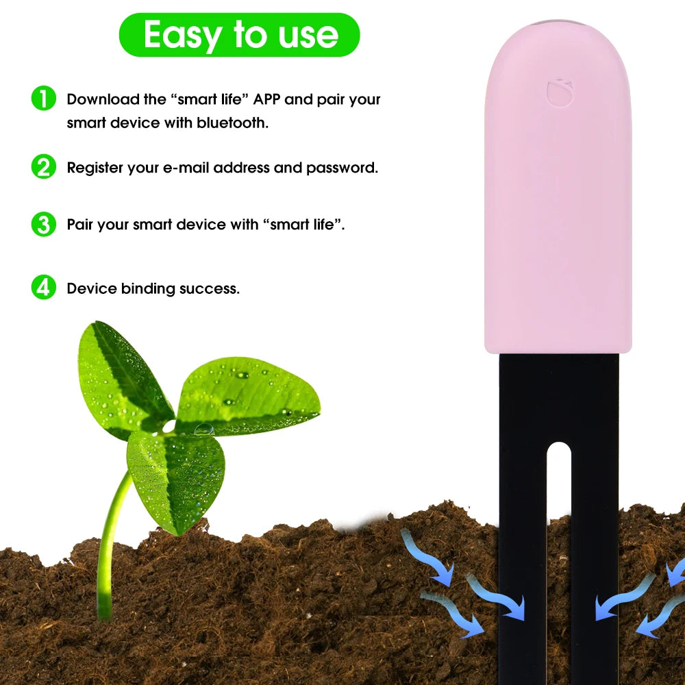 HHCC Flower Monitor Flora Garden Care Plant Grass Soil Water Fertility Smart Tester Sensor Flower Gardening Detector For Xiaomi