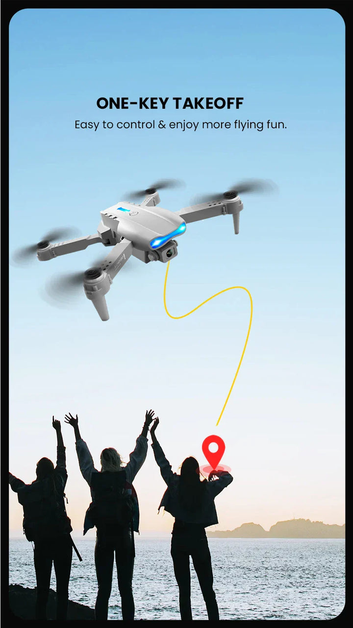 E99 K3 Pro HD 4k Drone Camera High Hold Mode Foldable Mini RC WIFI Aerial Photography Quadcopter Toys Helicopter