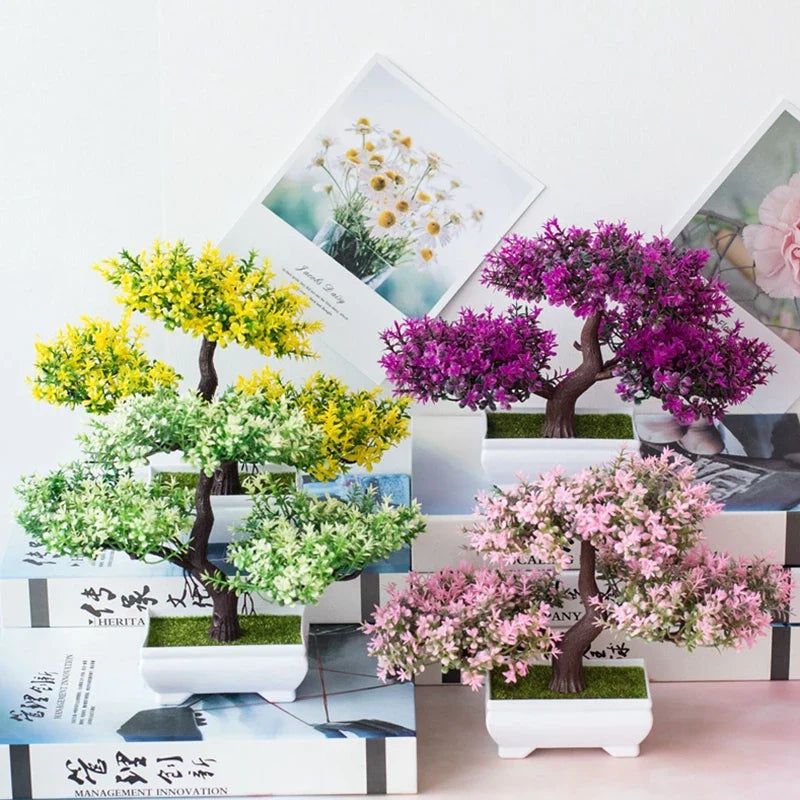 Artificial Bonsai Tree Potted Ornament