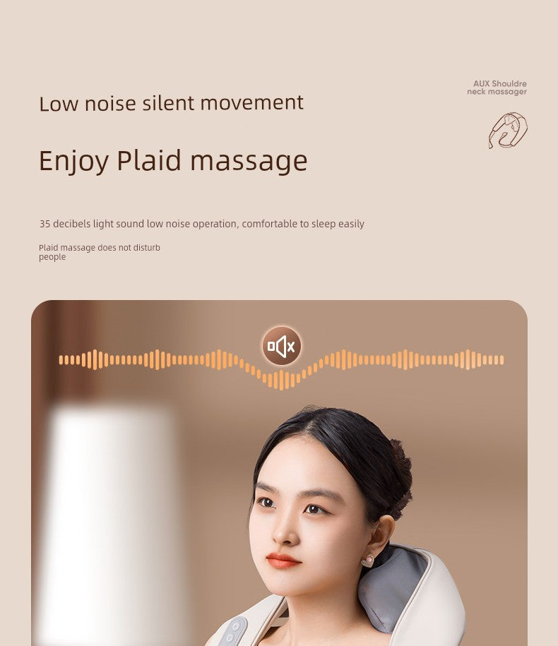 Ox Neck Massager Genuine Goods Back Waist Shoulder Spine Neck Kneading Handy Gadget Trapezius Massage Instrument