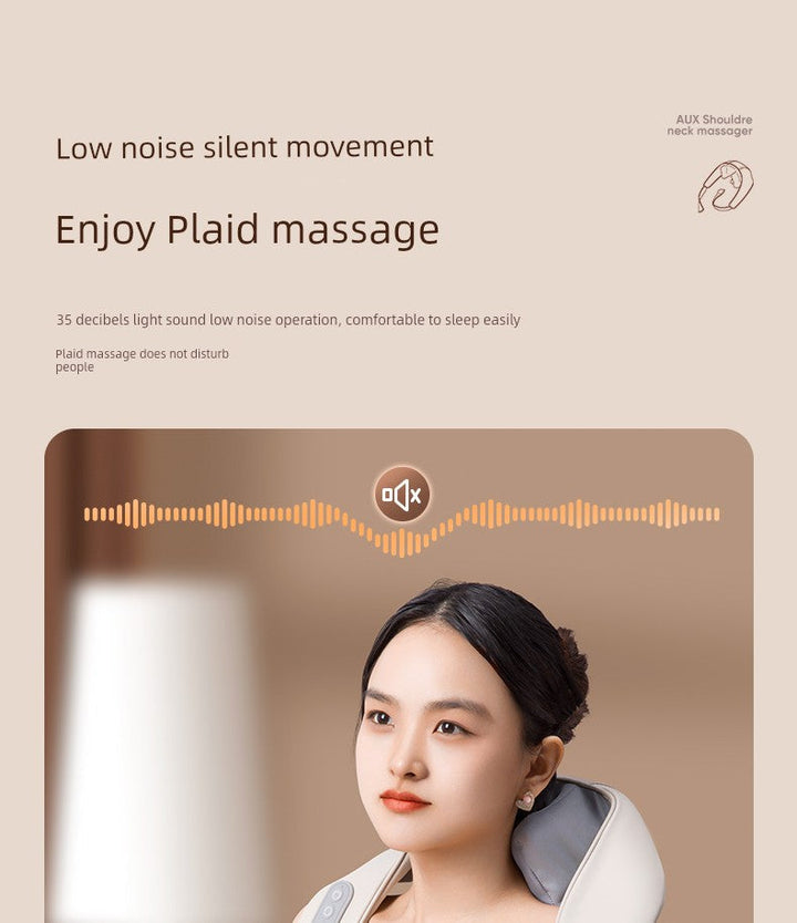 Ox Neck Massager Genuine Goods Back Waist Shoulder Spine Neck Kneading Handy Gadget Trapezius Massage Instrument