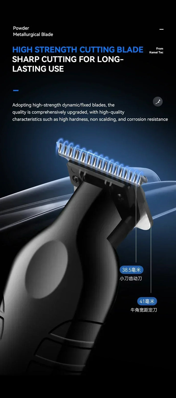 Kemei KM-2290 KM-2293 KM-T95 New Professional Cutting Machine Electric Shaver Hair Trimmers With LCD Display Men's Hair Clipper