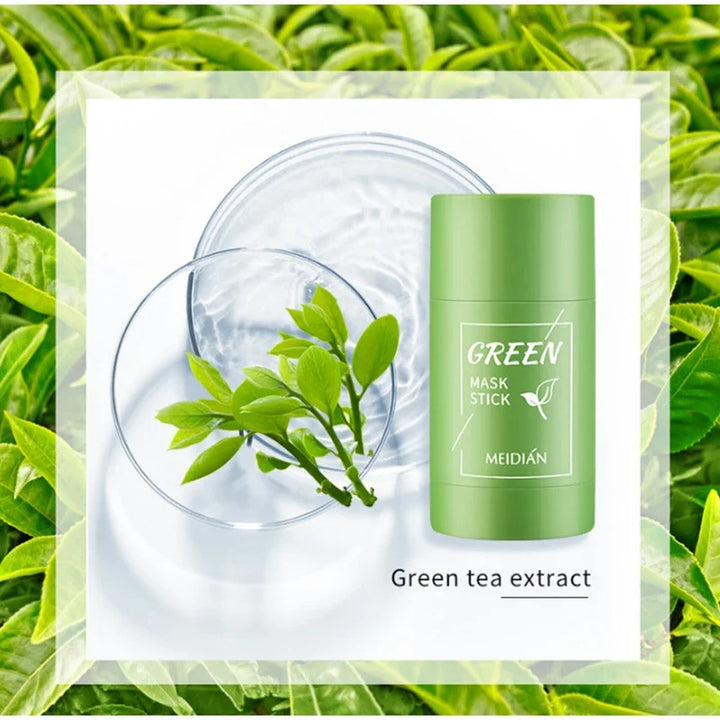 Original Facial Remove Blackhead Green Tea Solid Mask Treat Acne Blemish Black Dots Clean Stick Cream Shrink Pores Skin Care