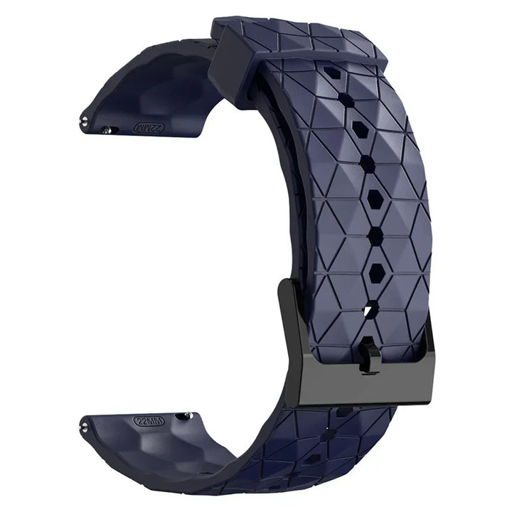 Silicone 22mm strap For Huawei GT 2 3 4 46mm WristStrap For Huawei Watch3 GT4 GT2 Pro GT2e Magic2 Bracelet Football Pattern Band