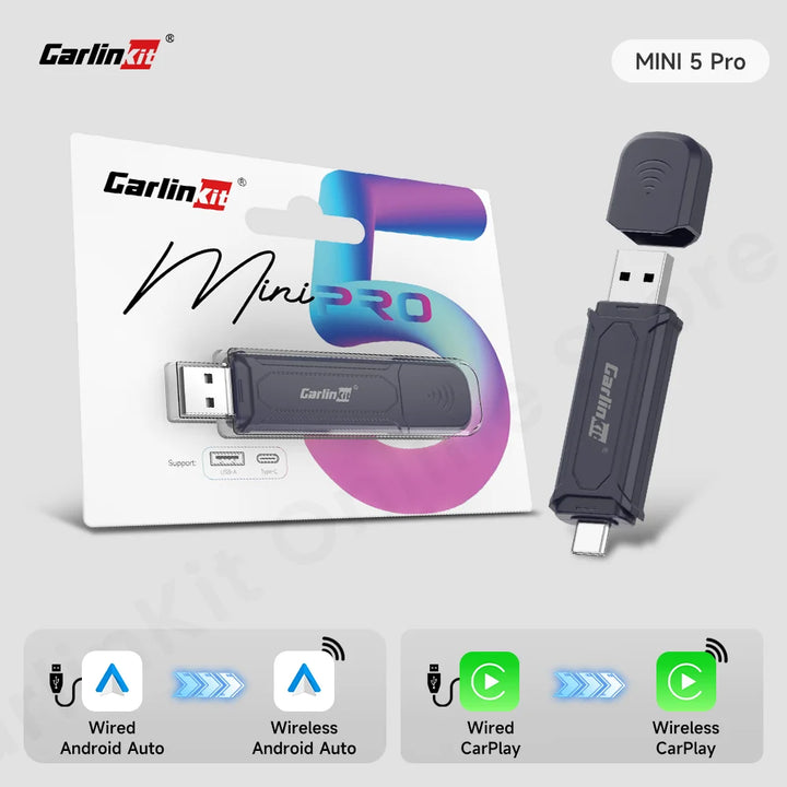 CarlinKit A2A Android Auto Wireless Adapter Android Auto Dongle For Vw Mercedes Mazda Toyota Jeep Hyundai KIA Peugeot