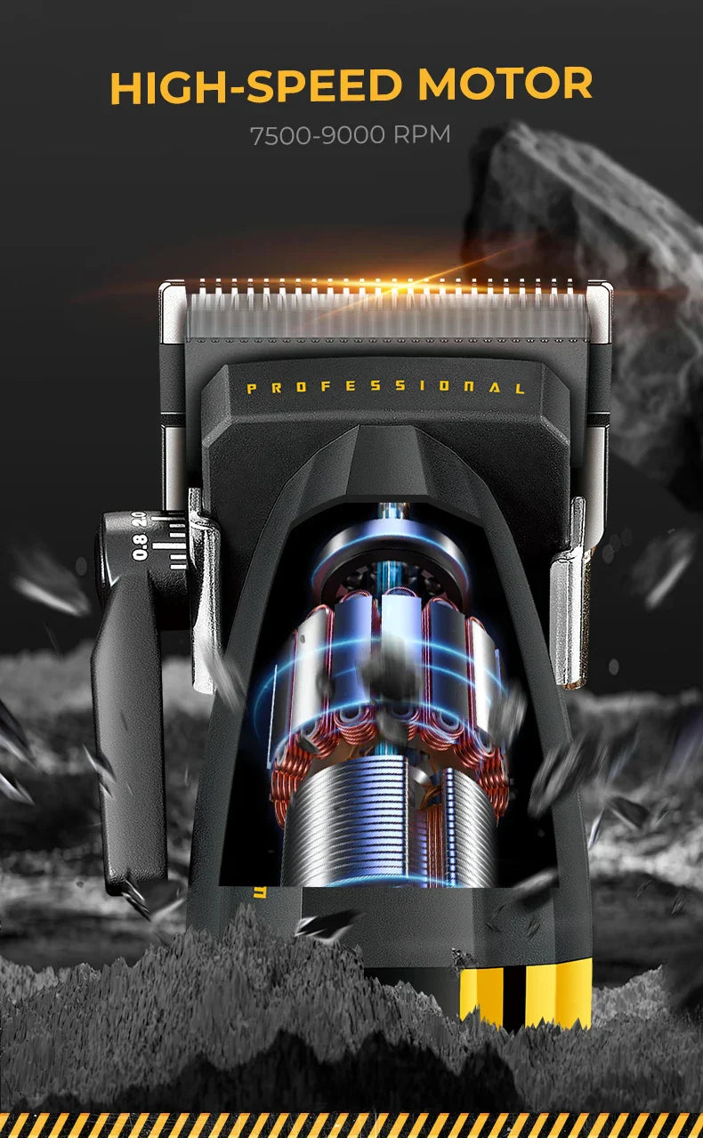 VGR Hair Clippers Professional Hair Trimmer Barber Clippers 9000 RPM Hair Cutting Machine Adjustable Trimmer for Men V-285 V-003