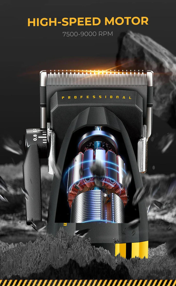 VGR Hair Clippers Professional Hair Trimmer Barber Clippers 9000 RPM Hair Cutting Machine Adjustable Trimmer for Men V-285 V-003