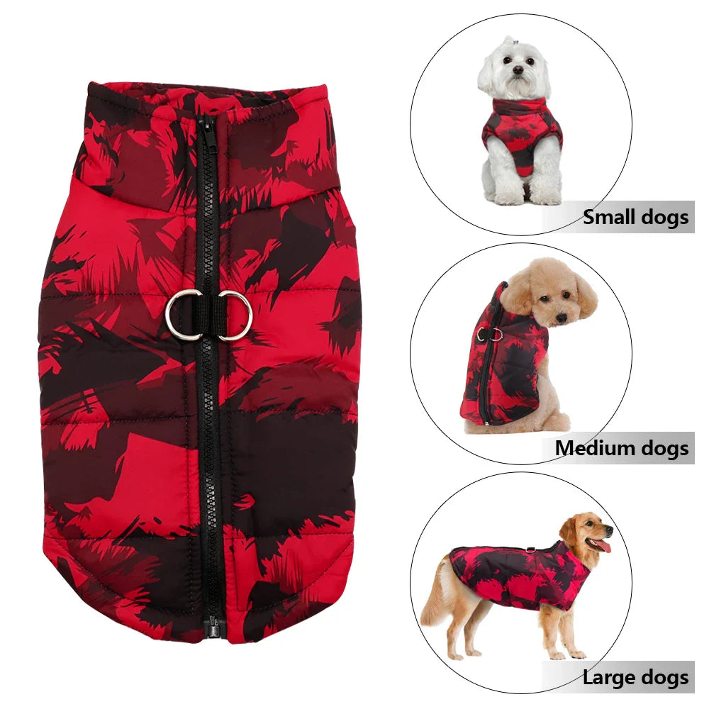 Waterproof Warm Dog Jacket Vest