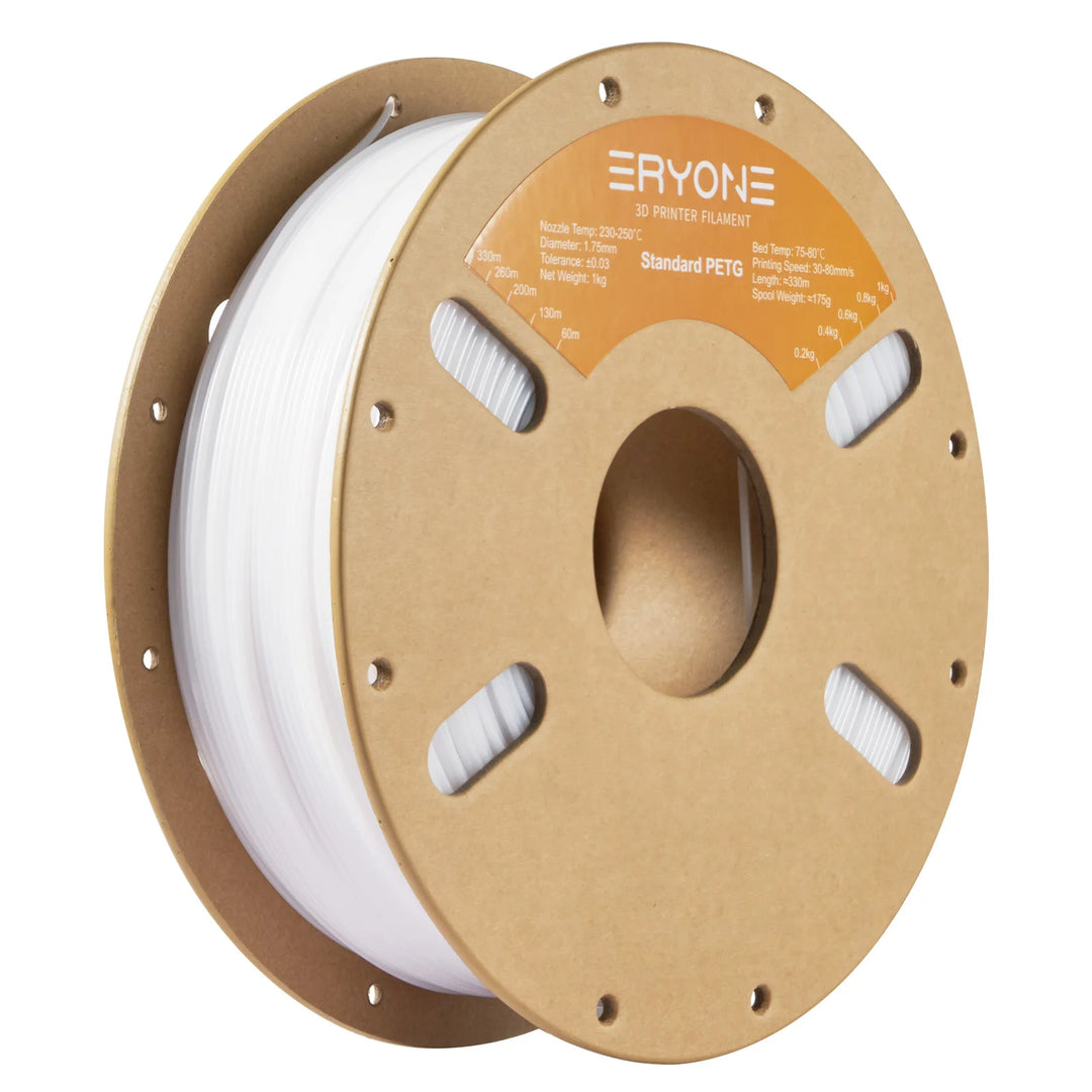 ERYONE PETG Filament 1kg 1.75mm ±0.03mm For 3D Printer,1KG (2.2LBS) 3D Printing Fast Shipping