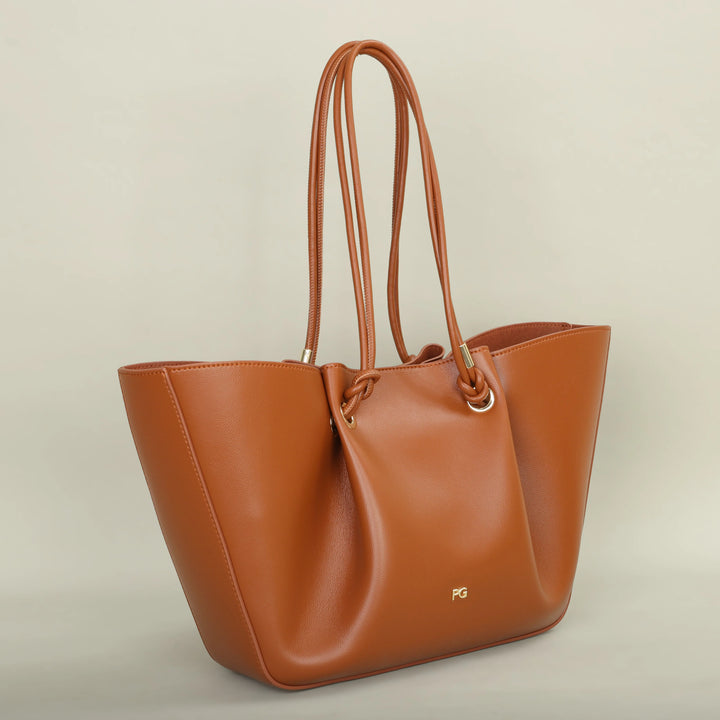 PG Atmosphere Brand Multifunctional Large Capacity 2025 New Fashion PU Artificial Eco-Friendly Leather  Single Shoulder Bag